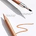 FITGLOW Beauty Vegan Eyeliner Pencil | Long-Lasting Eye Liner with Blending Brush | Smudge-Proof Eyeliner | Sensitive Eye Makeup | Natural, Clean & Cruelty-Free Eye Pencil | Brightening Beige, 1.1g