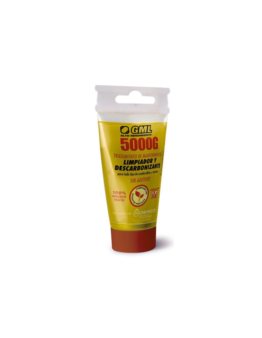 AutoFullCar - Limpiador Descarbonizante GML 5000G con Tecnología Aderco 5000 | para Motores Diésel Gasolina HVO Que Ayuda a Mantener Inyectores y Mejorar Rendimiento (50 ml.)