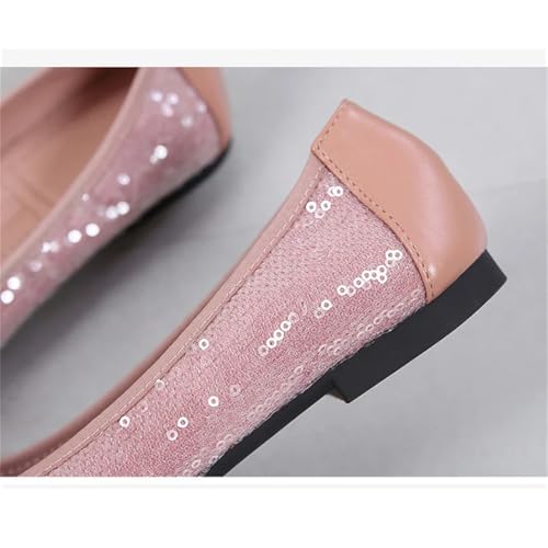 Women Spring Summer Fashion Flats Shoes Elegant Office Plus Size Shoes3