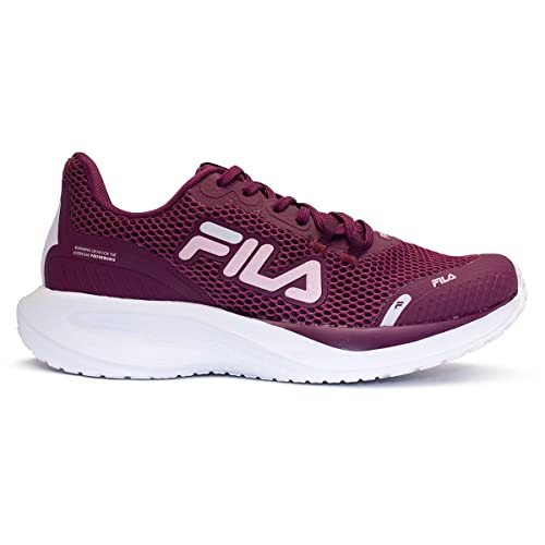 Tenis Fila Athlon Feminino,Bordô/Rosa Claro/Branco,36
