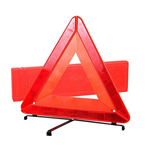 Royal Apex Safety Triangle Warning Kit Foldable Emergency Warning Triangle Sign Car Roadside Emergency Kit with Reflective (Pack of 1)