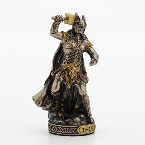 Estatua de Thor dios del trueno Veronese Design miniatura 2