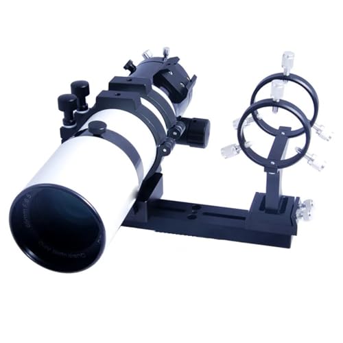 Placa S4 de 210 mm para telescopios con dos abrazaderas 50-80 de aluminio 5
