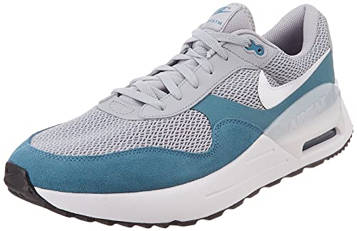 Nike Men's Sneaker, Wolf Grey White Aqua Black, 8.5