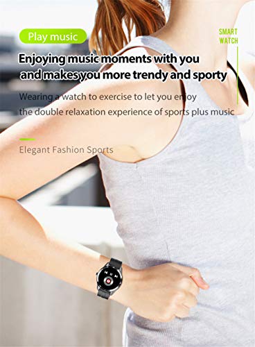 Smartwatch, waterdicht IP68 voor heren en dames, smart-armband met 2 armbanden, slaapmonitor, calorieënteller… - Image 6