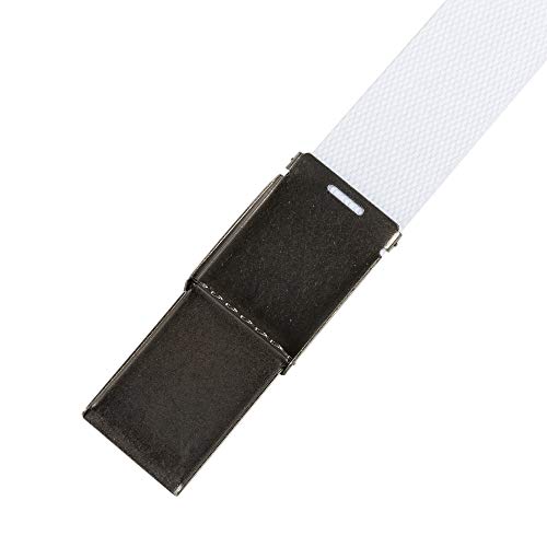 Image of Mile High Life Canvas Web Belt | Cut to Fit Up to 52 inch | Flip-Top Matte Silver Nickel Buckle 12 Colors