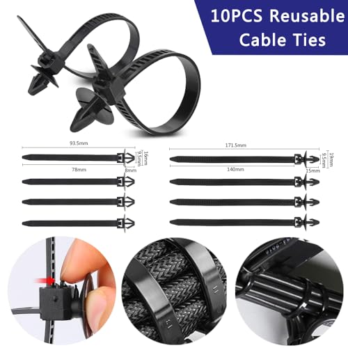 Image of 845PCS Car Retainer Bumper Clips Automotive Push Pins Body Clips Plastic Door Trim Clamp Assortment for Honda Ford Toyota GM Chrysler BMW Benz Nissan Subaru