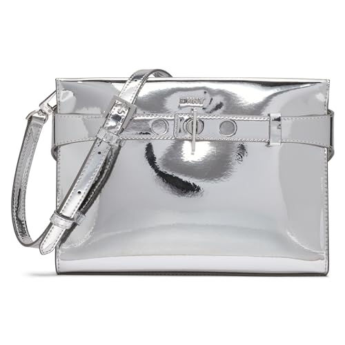 DKNY Bleeker Crossbody, Black/Silver