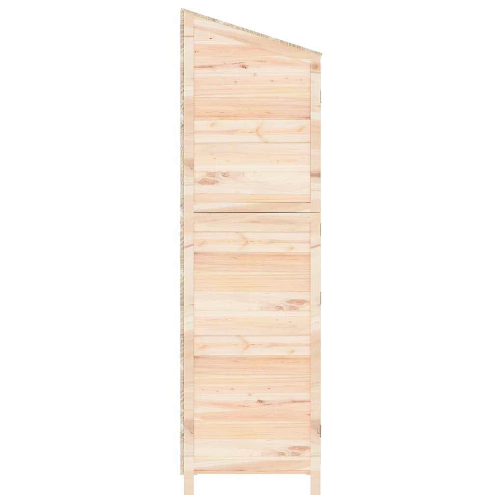 vidaXL Szopa ogrodowa, 55x52x174,5 cm, lite drewno jodłowe, szopa ogrodowa, domek ogrodowy, szopa narzędziowa, szopy ogrodowe, domki ogrodowe