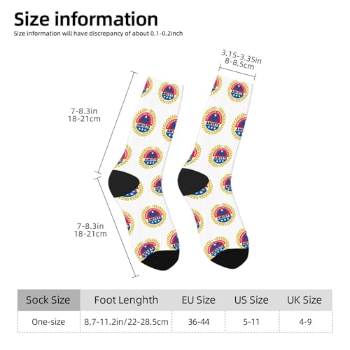 AMVETS Adult Cotton Crew Socks Men Sock Casual Socks Women Sock4
