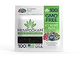 Hempookah ICY Berry Bliss 100 g, 100% Natural Hemp, Hookah Shisha, Herbal, Tobacco Free, Nicotine...