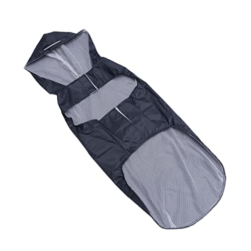 COLLBATH Professional Dog Raincoat Reflective Hooded Rain Jacket Puppy Poncho for Dogs Comfortable Fit