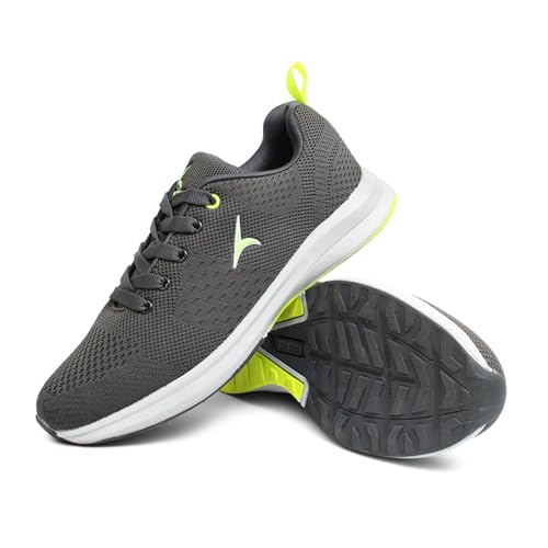 Image of TRACER Men's Running Shoes Stylish & Comfortable EVA with Rubber Sole, Lightweight Knitted Upper, Breathable Design, Secure Fit for Running, Training & Walking, Size 6 to 11UK
