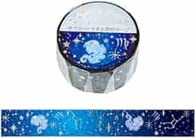 Amazon.co.jp: クローズピン 12星座透明マスキングテープ 20mm幅