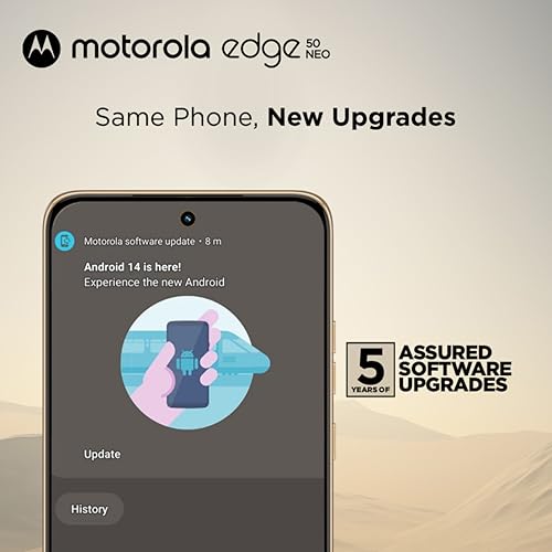 Image of (Refurbished) Motorola Edge 50 Neo 5G (Pantone Latte, 8GB RAM, 256GB Storage)
