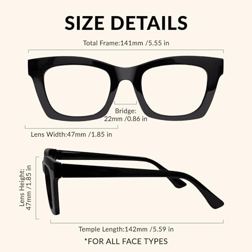 Image of Blue Light Glasses for Woman Men, 99% Blocking Square Frame 1 Pack | UV Filter & Eye Strain,Anti-Glare & Lightweight Eye Protection for Teens and Adults, Ideal for Computers, Gaming and Office
