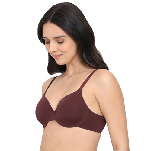 Image of Wacoal Women's Everyday Elegance|Padded|Wired|Full Cup|Everyday Wear|Smooth Finish|T-Shirt Bra
