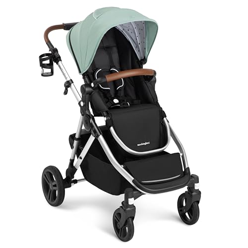Mockingbird Single-to-Double Stroller 2.0 - Modular Full-Size Baby Stroller for