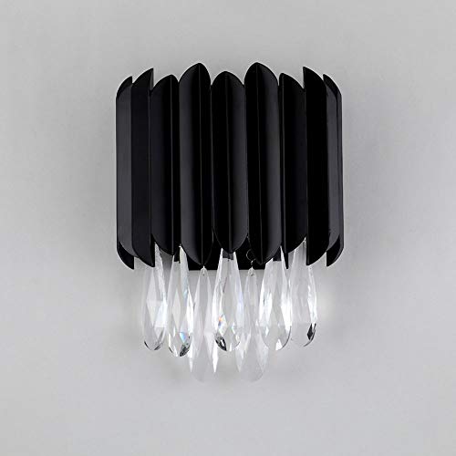 Lámpara de Pared de Cristal Simple, Aplique geométrico de Metal, Moderna lámpara de Pared para Sala de Estar, Pasillo, Dormitorio, mesita de Noche, lámpara de Pared Decorativa para Interiores E1
