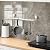 Chejiaye 10pcs Marble Peel and Stick Backsplash Waterproof Washroom Wall Panels, Peel and Stick Tile, PVC Wall Panels for Kitchen (Grey Marble Tiles, 11.8" x 11.8" x2.5MM x 10Pack)