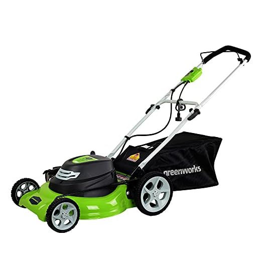 Greenworks 20-Inch 12 Amp Corded Lawn Mower 25022