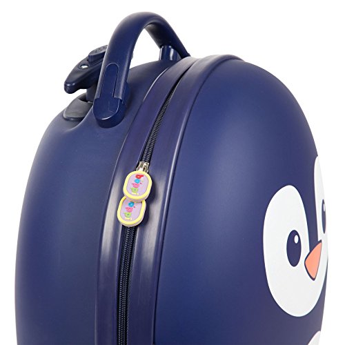 boppi Tiny Trekker Kids Bagage Reizen Koffer Carry On Kind Cabine Bag Vakantie Pull Langs Trolley Lichtgewicht Wielen… - Afbeelding 5