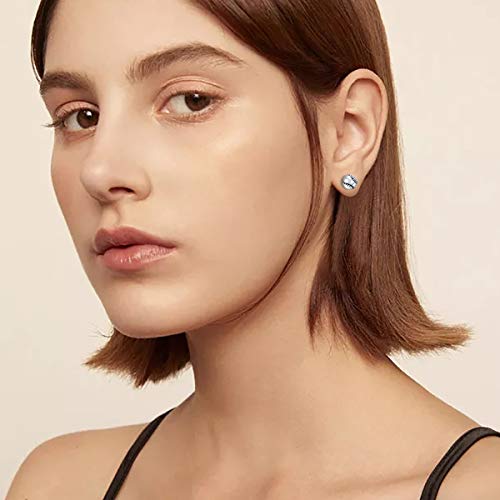 S925 Sterling Silver Basketball Baseball Football Rugby Softball Volleyball Ball Stud Earrings for Women Men2