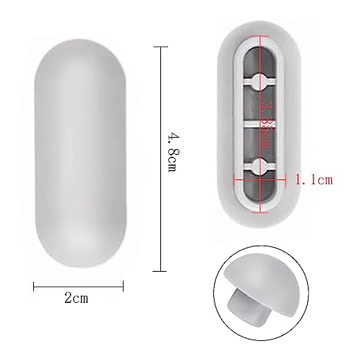 24 Pieces Toilet Seat Bumpers, Toilet Stops Bumpers, Transparent Toilet Lid Stoppers, Toilet Replacement Damper - Image 2