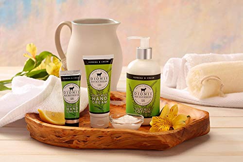 Dionis Goat Milk Skincare Verbena & Cream Scented Hand Cream Set - 4 Scented 1Oz Travel Size Tubes Of Hydrating Goat Milk Hand Cream - Paraben Free Mini Hand Lotion, Cruelty Free Lotion For Dry Skin #TOP2