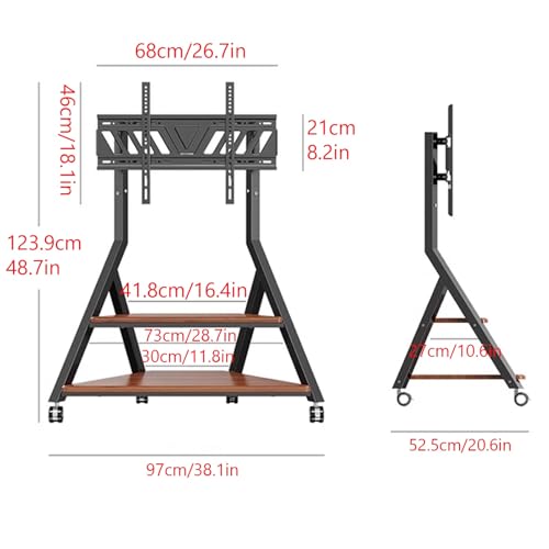 Soporte móvil para TV de 50-85 pulgadas con ruedas miniatura 2