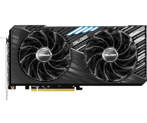 Image of Asrock Amd Radeon Rx 7600 Xt Challenger Overclocked Dual Fan 16Gb Gddr6 Pcie 4.0 Graphics Card - Pci E X16