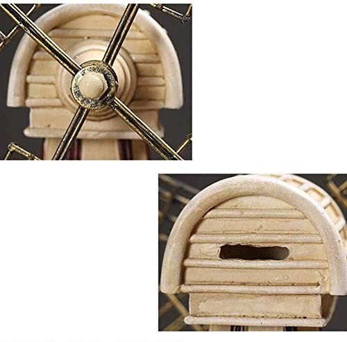 Gfdj Resin Windmill Ornaments Home Decor Holland Windmill Arts Crafts Creative Desktop Decor Handcrafted Dutch Windmill-A 27X13X33Cm(11X5X13Inch)-E_27X13X33Cm(11X5X13Inch)-C_27X13X33Cm(11X5X13Inch) #TOP1