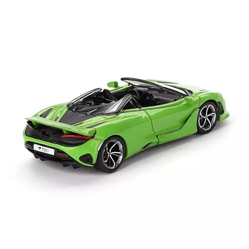 Auto de colección McLaren 720S Spider 1:64 verde miniatura 3