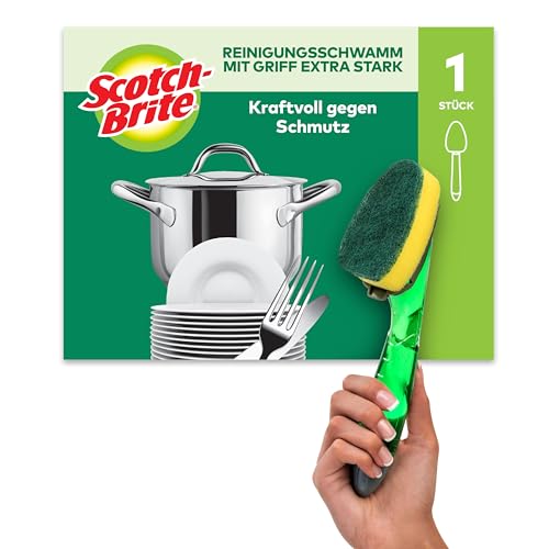 Scotch-Brite Flüssigkeitsmittelspender mit extra starkem Reinigungsschwamm 1 Stück pro Packung