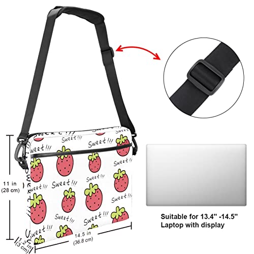 Sacoche ordinateur portable 13 pouces léopard multicolore Rosy - 5