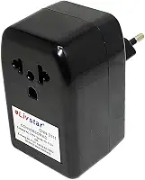 Conversor de Voltagem Flex Plus, Para Aparelhos de até 100W, Bivolt 110V/220V, Compacto para Viagens