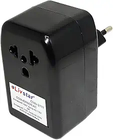 Conversor de Voltagem Flex Plus, Para Aparelhos de até 100W, Bivolt 110V/220V, Compacto para Viagens