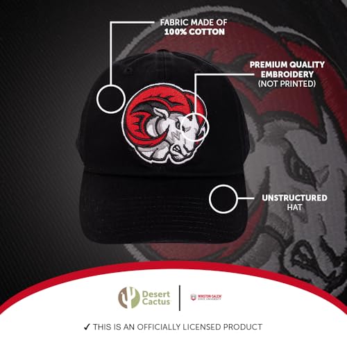 Gorra ajustable bordada negro estilo A miniatura 4