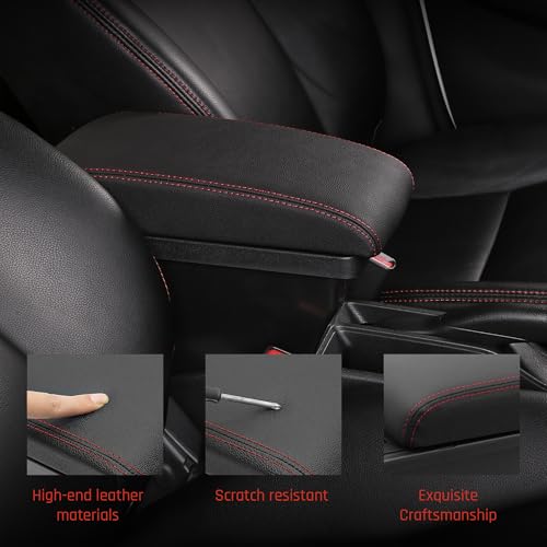Image of YJYWZH Double Layer Armrest Box for Honda Fit Jazz 2009-2013 Accessories