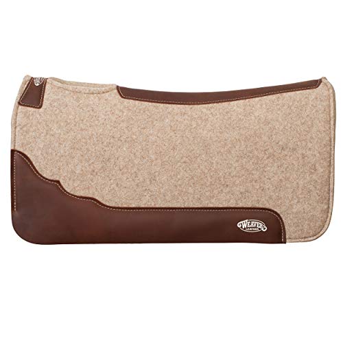 Weaver Leather Contoured F10 Virgin Merino Wool Felt Saddle Pad