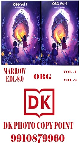 Obstetrics and Gynecology: Marrow New Edition - 8.0, Volumes 1 & 2 Fully Colour Notes (Spiral-Binding) 2024 by Sakshi Arora