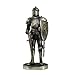 Pacific Giftware PTC 7 Inch Medieval Knight with Shield and Sword Statue Figurine