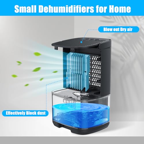 Madetec Dehumidifiers For Bedroom 35Oz Small Dehumidifier For Home 2500 Cubic Feet(350Sq Ft) With 7 Led Lights, Ultra Quiet & Auto Shut Off Dehumidifier For Bathroom Basement Closet Garage Rv thumb #1