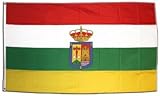  FahnenMax – Bandera España La Rioja + Gratis Pegatinas, Flaggenfritze – Bandera, Hissflagge 90 x 150 cm