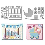 MAYJOYDIY Fustelle in metallo per neonati Shaker Tagli in metallo a forma di stella e fioc...