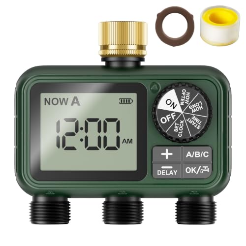 XinFuture Water Timer for Outdoor Garden Hose, Sprinkler Timer for Garden