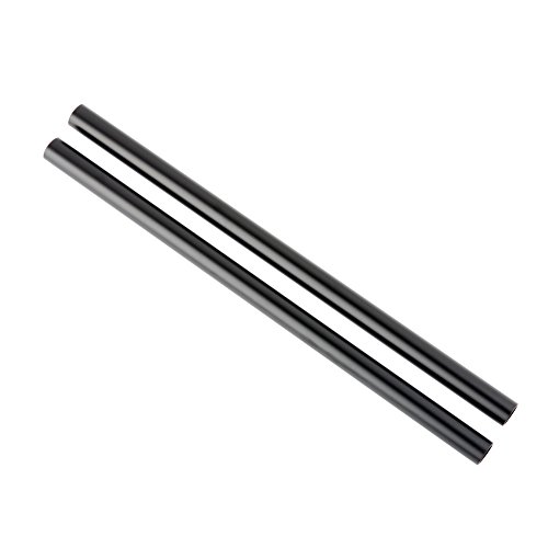 NICEYRIG estándar 15 mm Varillas de aleación de Aluminio Rosca M12 30 cm/12 Pulgadas, para cámara 15 mm Barra de Apoyo de Sistema Cover