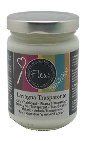Fleur Paint 82229 - Pintura (transforma superficies en pizarra, 130 ml) color transparente