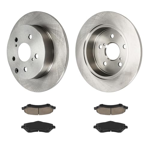 Image of KAX Rear Brake Kit, OE Brake Rotors and Ceramic Brake Pads for RAV4, HS250h