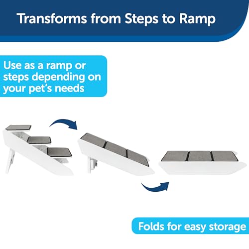 image for PetSafe CozyUp Steps & Ramp Combo – Transforming, Premium Wood Dog S